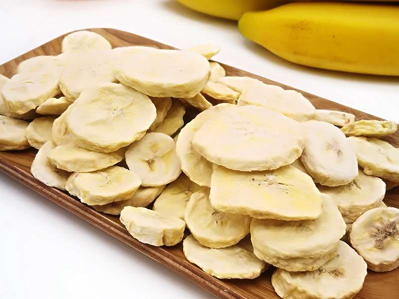 100% Natural Freeze Dried Banana Powder/Dice/Slice Crispy Sweet Banana Dry Fruit Chips